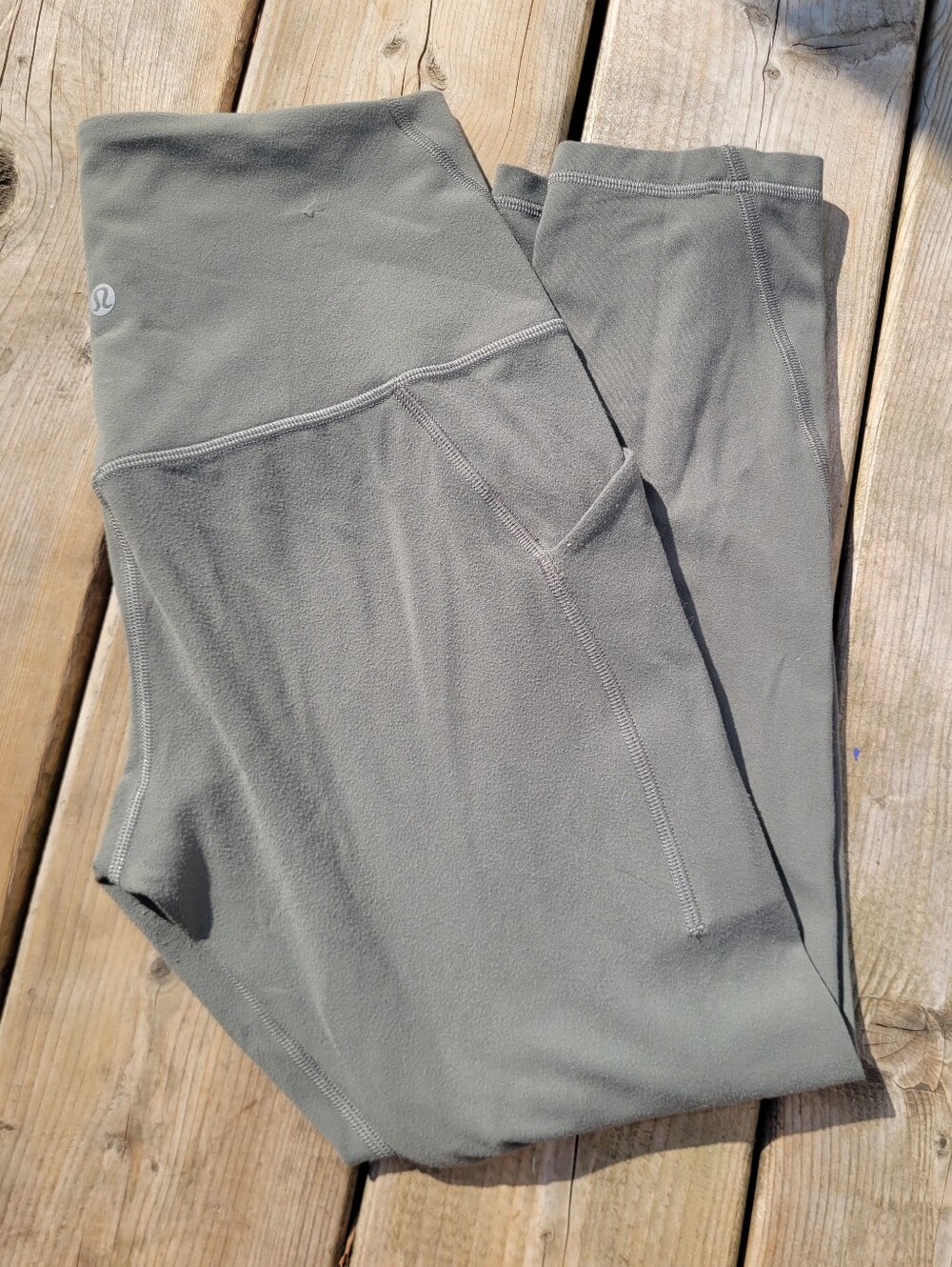 Align Grey Sage High-Rise Lululemon Leggings